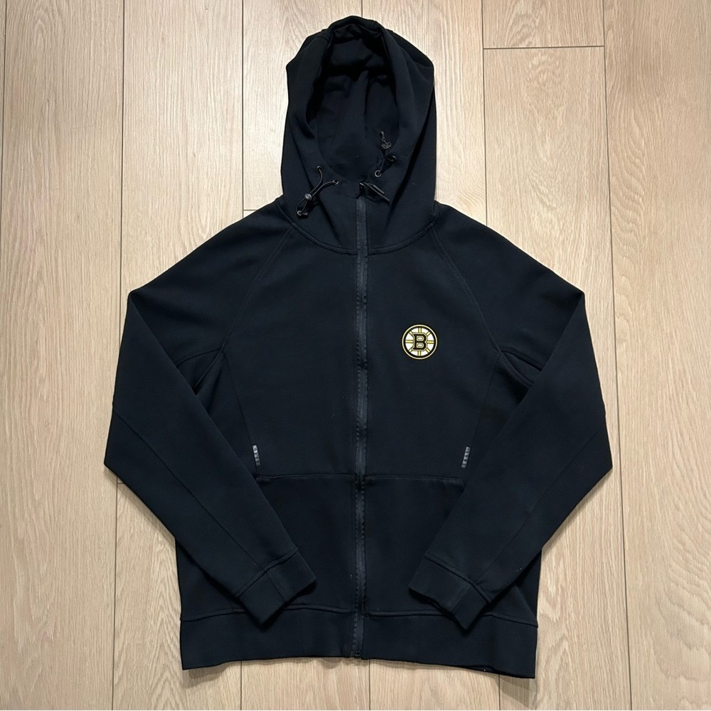Levelwear Boston Bruins Full-Zip Hoodie Black Men’s Size Medium Tech Fleece